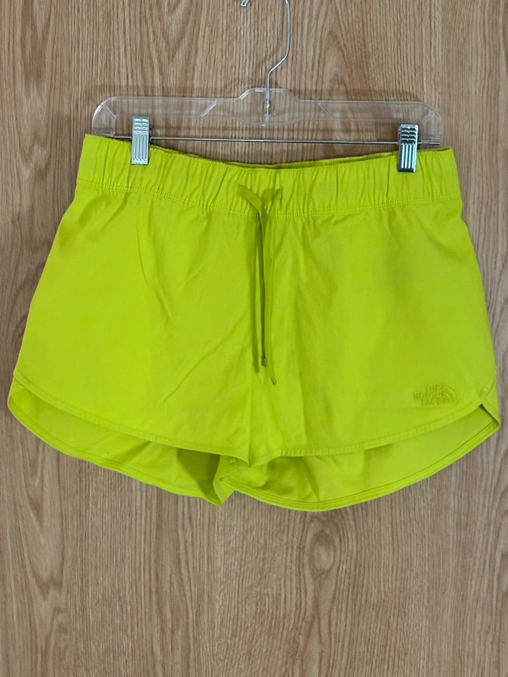 The North Face Class V Neon Green/ Yellow Performance Athletic Shorts